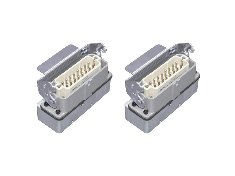 Small 16-pin male core + single-buckle base