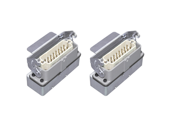 Small 16-pin male core + single-buckle base